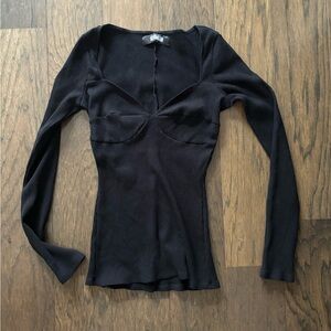 Ribbed Reformation Long Sleeve Small